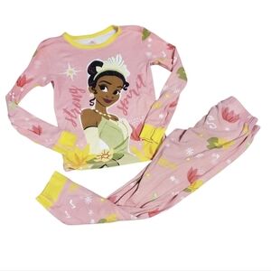 Disney Store Girl's The Princess & The Frog Tiana Pajama 2 PC Set 8